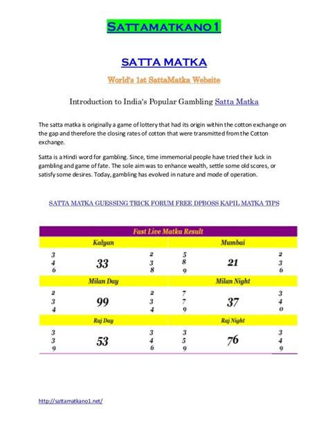 sattamatkano1.me|SATTA MATKA .
